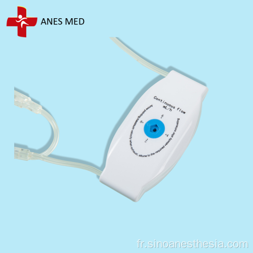 Pompe à perfusion jetable élastomère volumétrique médicale